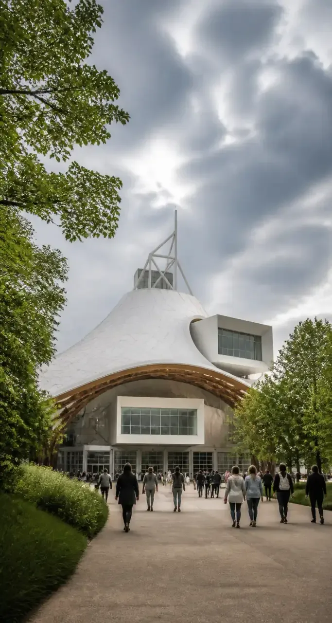 Toit du Centre Pompidou-Metz, architecture contemporaine