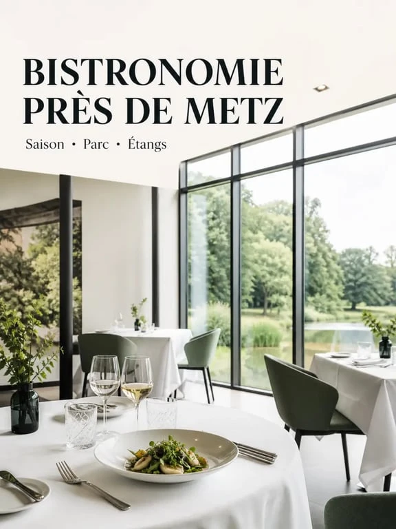 Restaurant vol 128 metz menu dans une salle bistronomique avec vue panoramique