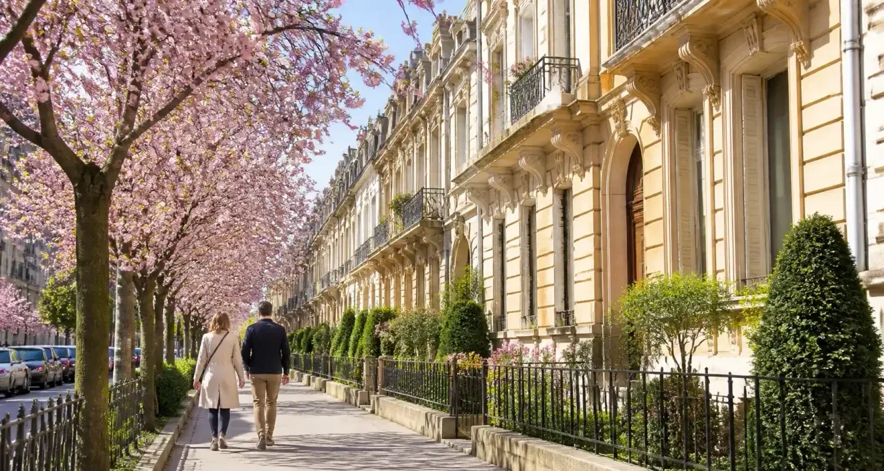 Immeubles en pierre de Jaumont du Quartier impérial de Metz