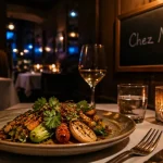 Restaurant chez moi Metz : assiette gastronomique aux saveurs du monde