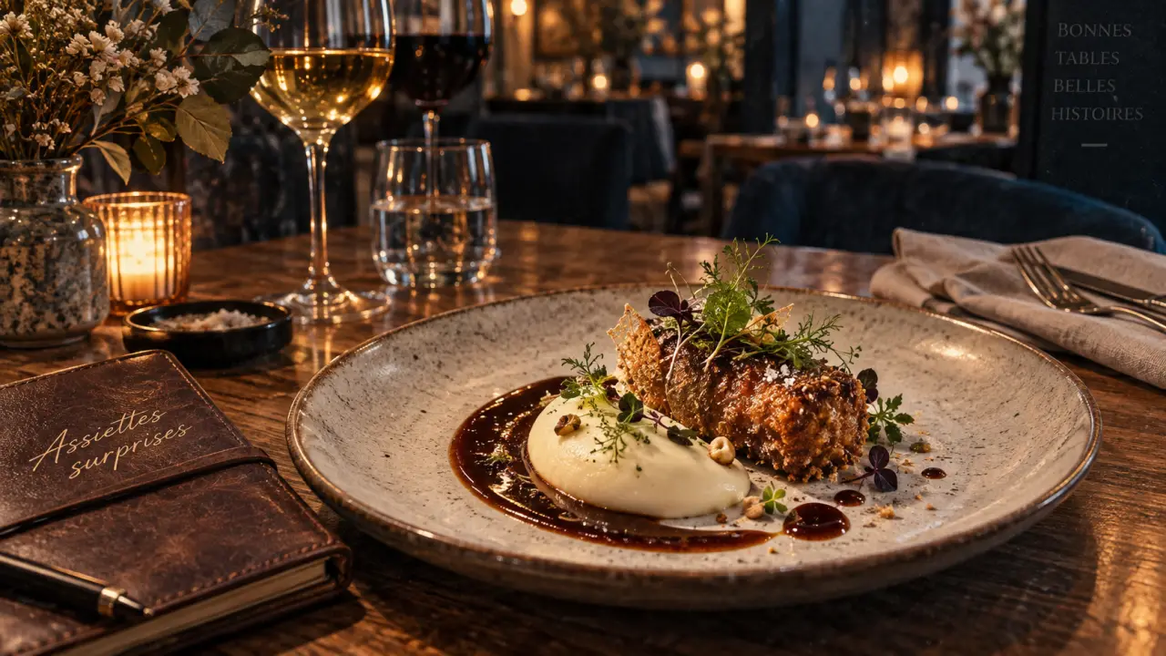 AS restaurant Metz : assiettes surprises d’Alexandre Santinelli