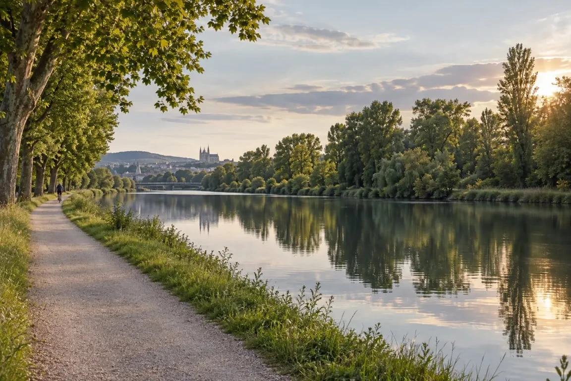 Balade nature Metz le long de la Moselle et du canal de Jouy