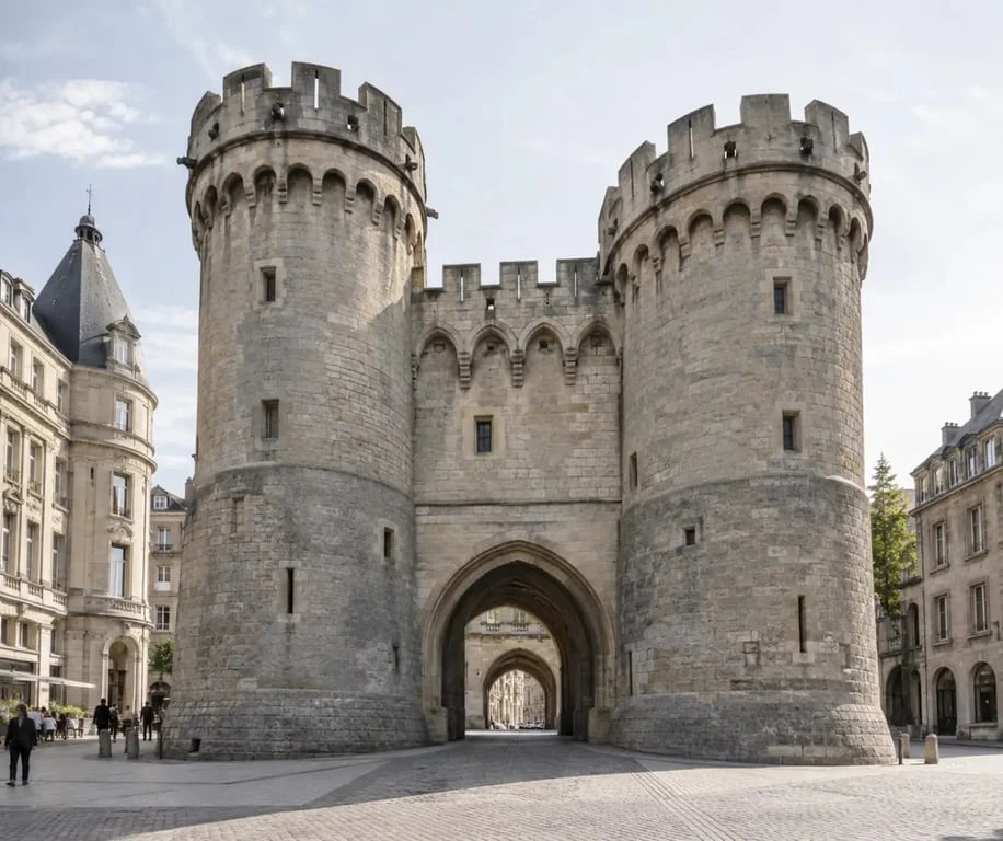 Porte Serpenoise dans la rue Serpenoise à Metz