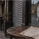 l'instant restaurant metz, rideau métallique baissé à 27 rue Taison, fermé définitivement