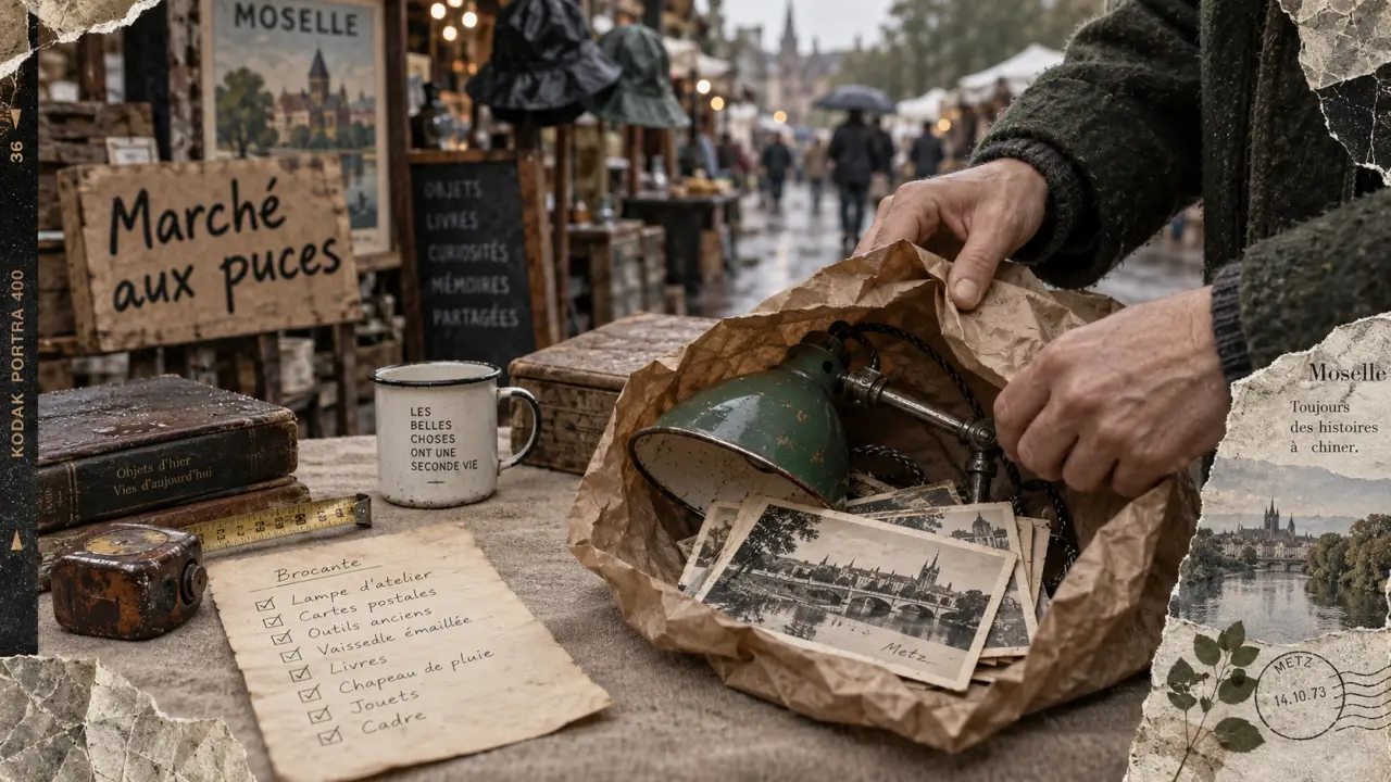 Marché aux puces 57 à Metz : chine sur un vide-grenier en Moselle