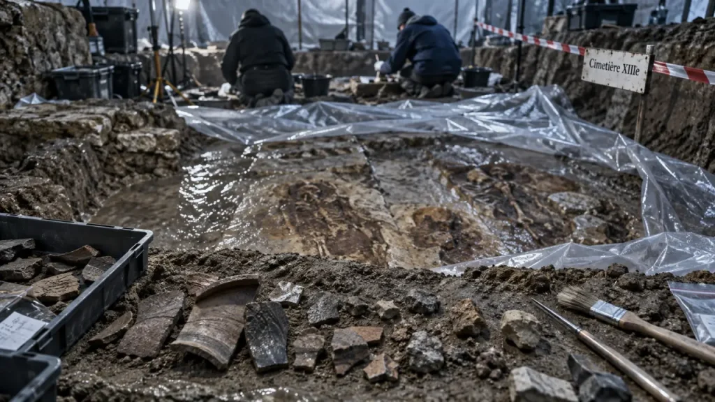 À Metz, un cimetière du XIIIe siècle retrouvé à l’ancien hôpital Sainte-Blandine