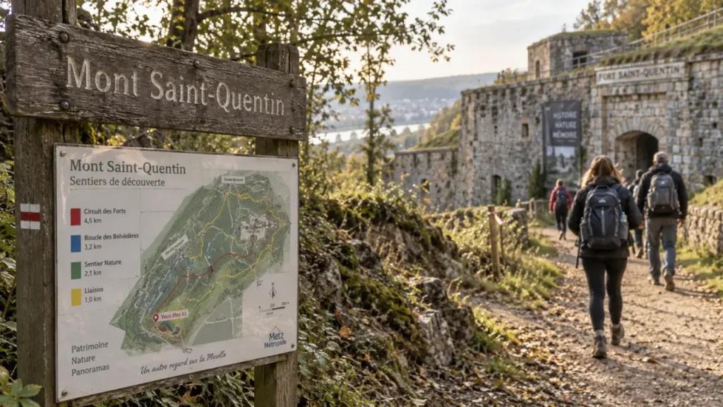 Mont Saint-Quentin : les projets pour mieux accueillir les visiteurs
