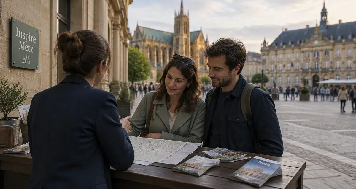 office tourisme metz : brochures et visite guidée à la place d’Armes