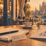 restaurant terrazza metz : carnet et stylo de réservation